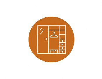 Spacious closets